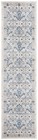 Safavieh Brentwood Collection Runner Rug - 2 X 12 Light Grey Blue Oriental