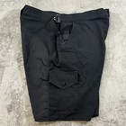 Vintage Birdwell Beach Britches Nylon Shorts Belt Buckle Cargo Style Men s Large