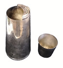 Vintage Napier Cone Cocktail Shaker  30s Art Deco Silver Plated Napier Pat  Pend