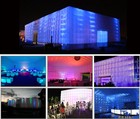 Inflatable Cube Tent Inflatable Night Club With Led Lights For Party Event