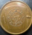 Masonic One Penny Token 1919 Ravena New York Chapter 302 Au