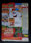 Vintage 1997 Trix Jurassic Park  roar  Lost World Adventure Cereal Box  empty 