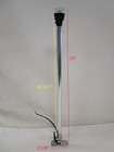 Attwood Ajdustable 21  Light Pole With Mount Aluminum Marine Boat