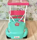 Barbie Doll Sisters Golf Cart Car Vehicle Turquoise   Pink Rare Htf 2011