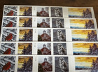 Forever Stamps -winter Scenes   5 Sheets Of 20  100 Pcs   Usps Stamps