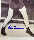 Lou Ambers- signed  Photo-8x10 B w-lightweight Boxing Champion