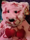 Ty Buddies  hug Hug  Adorable Soft Cuddly Pink Valentine Teddybear Mwmts 2005