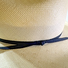 Vintage 90s Beaver Brand Panacool Straw Hat Sz 7 3 8 Southwestern Fedora  s-7042