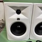 Jbl Professional 3 Series 305p Mkii Studio Monitors White Pair With Cables