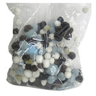 Rainbow And Nicole Craft Pom Pom Assorted Lot Of Over 500 Pom Poms - Bagged