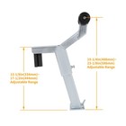Adjustable Short Nose Boat Trailer Winch Stand With Roller Universal Galvanized