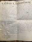 Rare Vintage Original 1818 Pennsylvania Land Deed Indenture  Manson  Jones