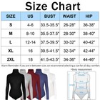 Long Sleeve Bodysuits For Women Mock Neck Fitted Basic Layering Tank Tops Soft