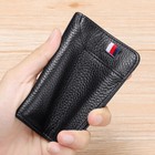 Slim Front Pocket Wallet For Men - Leather Credit Card Holder Bifold Wallet