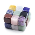 Natural Stone Cube Polished Healing Love Quartz 5 8  Jade Obsidian Amethyst Opal