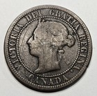 1882 Canada 1 One Cent - Bronze Coin - Queen Victoria - Canadian - World Coin