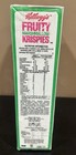 Vintage 1987 Kelloggs Fruity Marshmallow Krispy Cereal Box Empty 3 Prizes 80s