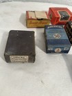 11 Antique Vintage Furniture Art Boxes Of Staples Tacks Nails Very Cool Lot