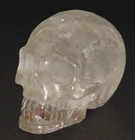 350g Natural Garden Quartz Carved Crystal Skull 3 5  Realistic Crystal Healing