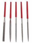 5pc 3  Diamond Needle File Set 1 5mm X 80mm X 35mm Carving Ceramics Tile Glass