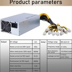 Apw7 1800w  Supply Mining Psu For Bitmain Antminer S9   a6 a7 r4 s7 e9 With6838