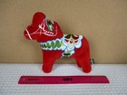 Swedish Dala Horse Plush Soft Toy Scandinavian Nordic Souvenir Red 8 5 