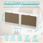 Double Grid Soap Holder For Shower Wall With Hook khaki  10 X 3 94 Inches 