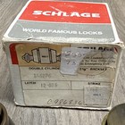 Nos Schlage B462p 609 Double Cylinder Deadbolt W  Keys Complete 2-3 8    Backset