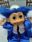 Troll Doll Jewish Boy Bar Mitzvah Blue Hair Suit Plush