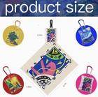 Glasses Cleaning Cloth microfiber Eyeglass Cleaner Art Design Keychain 4pcs  
