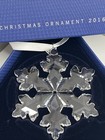 Swarovski 2016 Crystal Snowflake Holiday Christmas Ornament Star W  Box   Insert