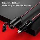 13ft 12v Heavy Duty Car Cigarette Lighter Extension Cord Socket Power Cable