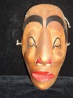 Vintage Nw Coast Salish Indian  Alder Wolf Transformation Mask - Sgnd  Danny Joe