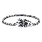Trollbeads Sterling Silver Foxtail Chain Bracelet 7  Fits Elfbeads