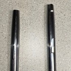 Vintage Hallmark Brand Chrome Silver Ballpoint Pen   Pencil Set Grey Case