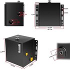 15-gallon Hydraulic Fluid Reservoir Oil Tank For Tractors trucks   Log Splitters