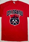 Colorado Wrestling Screenprint Red Shortsleeve New Tshirt Adult S  M  L  Xl