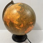 1939 Cram 10 5    Illuminated Glass Globe No  105 Hm Pre-wwii Works Usa Vtg Rare