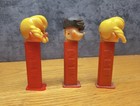 Rare Vintage Pez Dispenser Blonde Pigtail Girl Boy With Brown Hair With Feet
