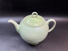 Antique Victoria Czecho-slovakia Porcelain Teapot Foam Green 1919-1939