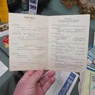 1961 Chicago  Burlington   Quincy Railroad Dining Car Menu