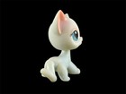 Littlest Pet Shop Lps Authentic  64 White Shorthair Cat Blue Eyes 2006 Hasbro