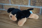 Mary Meyer Plush Puppy Dog Black   Brown Rottweiler 8  Small Stuffed Animal Toy