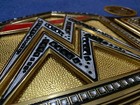 Undisputed Championship  Replica  Belt 6mm Brass Adult Size   Extra Side Plates
