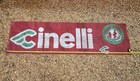 Vintage Cinelli Mondo Spinaci Red Banner 117in X 32in Large Cycling Man Cave 