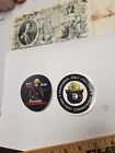 Anti Communism Bear      Stickers 3  Round Split Back And High Gloss