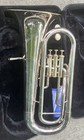 Yamaha Silver Plated Yep-201s 3-valve Euphonium With Yamaha Case   2 Mouthpieces