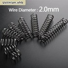 5pcs Wire Dia 0 8mm   1 0mm 304 Stainless Steel Compression Spring Od 5mm-16mm