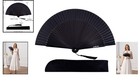 Vintage Japanese   Chinese Hand Fan - Elegant   Portable For Parties And Events