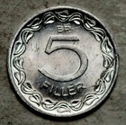 1965 Hungary 5 Filler  gem Brilliant Unc   From Roll